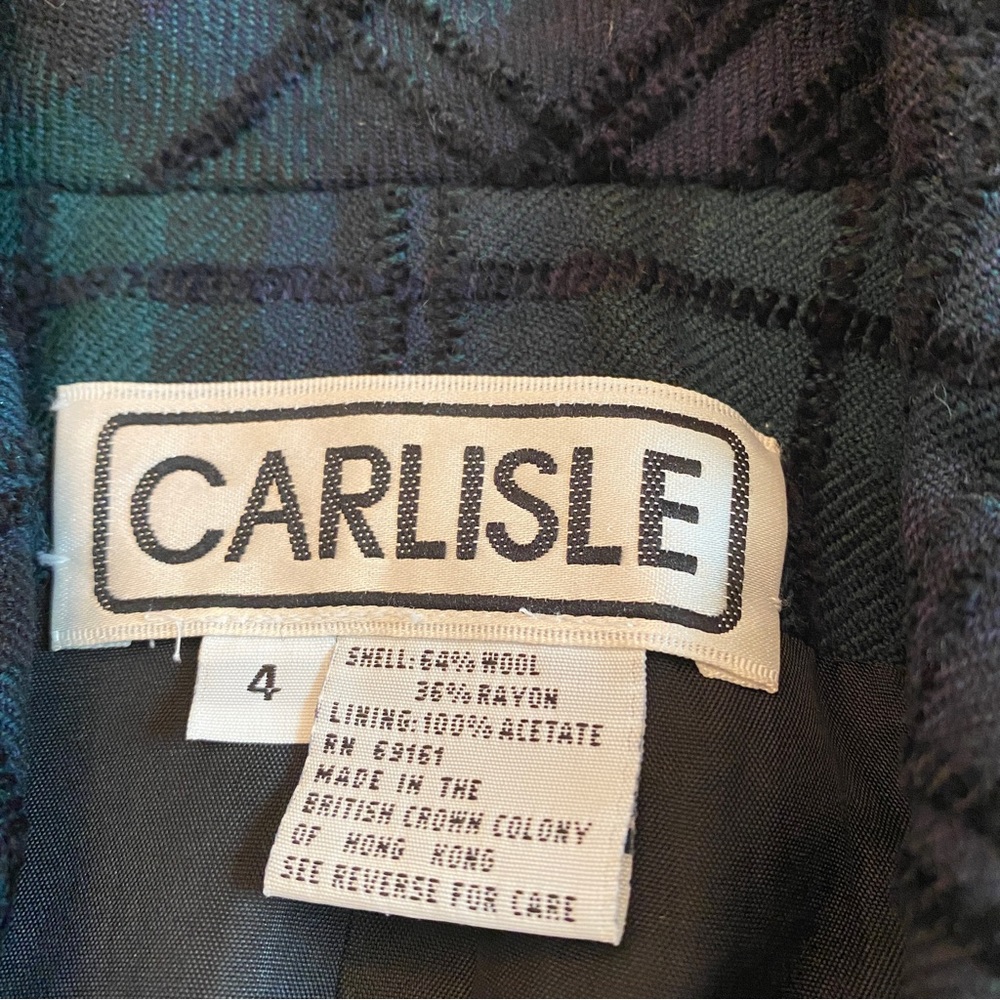 Carlisle navy check double breasted Jacket - Picture 11 of 12